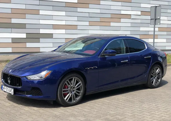 samochody osobowe Maserati Ghibli cena 135000 przebieg: 33000, rok produkcji 2016 z Płock